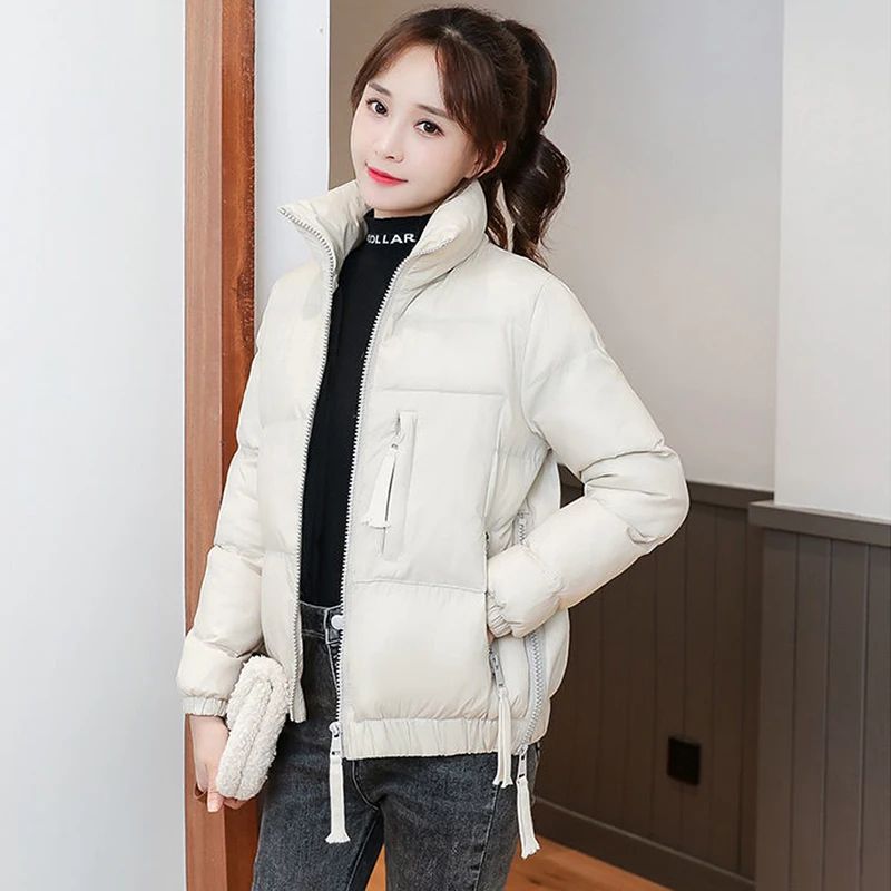 Winter Fashion Coat Women High Collar Long Sleeve Black Tops Oversize Down Cotton Jacket Plus Size Parkas Chaquetas Para Mujer
Winter Fashion Coat Women High Collar Long Sleeve Black Tops Oversize Down Cotton Jacket Plus Size Parkas Chaquetas Para Mujer