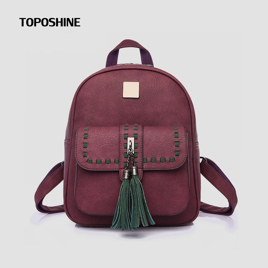 Toposhine 2021 Tassel Women Backpacks Fashion PU Leather Lady Backpacks High Quality Fashion Girls Backpack Cute School Bag 1588
Toposhine 2021 Tassel Women Backpacks Fashion PU Leather Lady Backpacks High Quality Fashion Girls Backpack Cute School Bag 1588