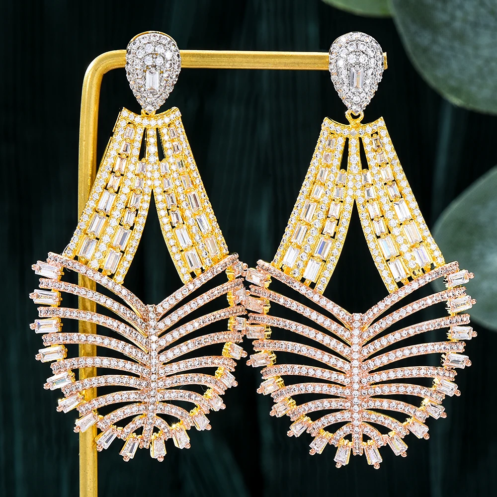 Missvikki Gorgeous Luxury Big Pendant Earrings For Women Bridal Wedding Party Daily Trendy Jewelry Accessories High Quality New
Missvikki Gorgeous Luxury Big Pendant Earrings For Women Bridal Wedding Party Daily Trendy Jewelry Accessories High Quality New