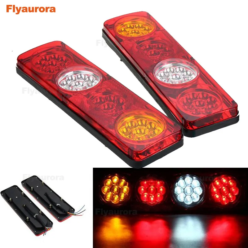 2X12V 24V 36LED Водонепроницаемый Автомобильный задний стоп сигнал светильник Revese