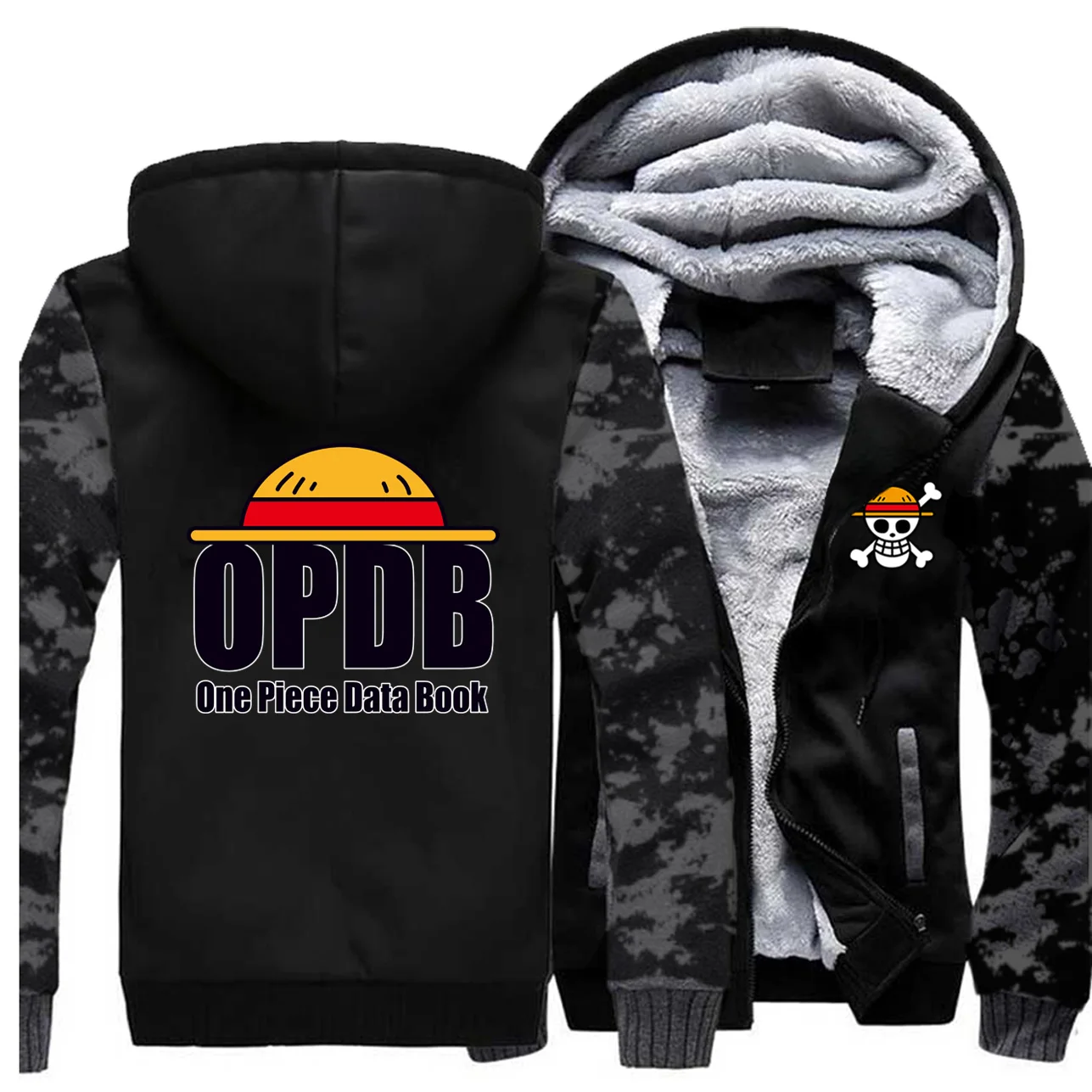 One Piece Jackets Men Luffy Japan Anime Straw Hat Hoodies Sweatshirt Winter Thick Bate Book Zipper Coats Sportswear Camo Outwear
One Piece Jackets Men Luffy Japan Anime Straw Hat Hoodies Sweatshirt Winter Thick Bate Book Zipper Coats Sportswear Camo Outwear