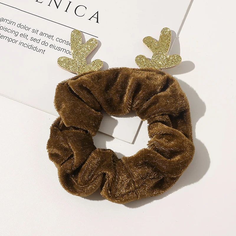 Christmas Deer ears Velvet Hair Scrunchie Elastic Hair Bands Solid Color Women Girls Headwear Ponytail Holder Hair Accessories
Christmas Deer ears Velvet Hair Scrunchie Elastic Hair Bands Solid Color Women Girls Headwear Ponytail Holder Hair Accessories