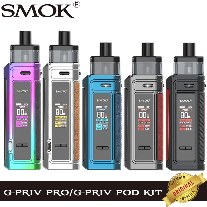 Оригинальный электронных сигарет SMOK G Priv Pod Комплект 2500 мА/ч Батарея/G Pro 5 мл