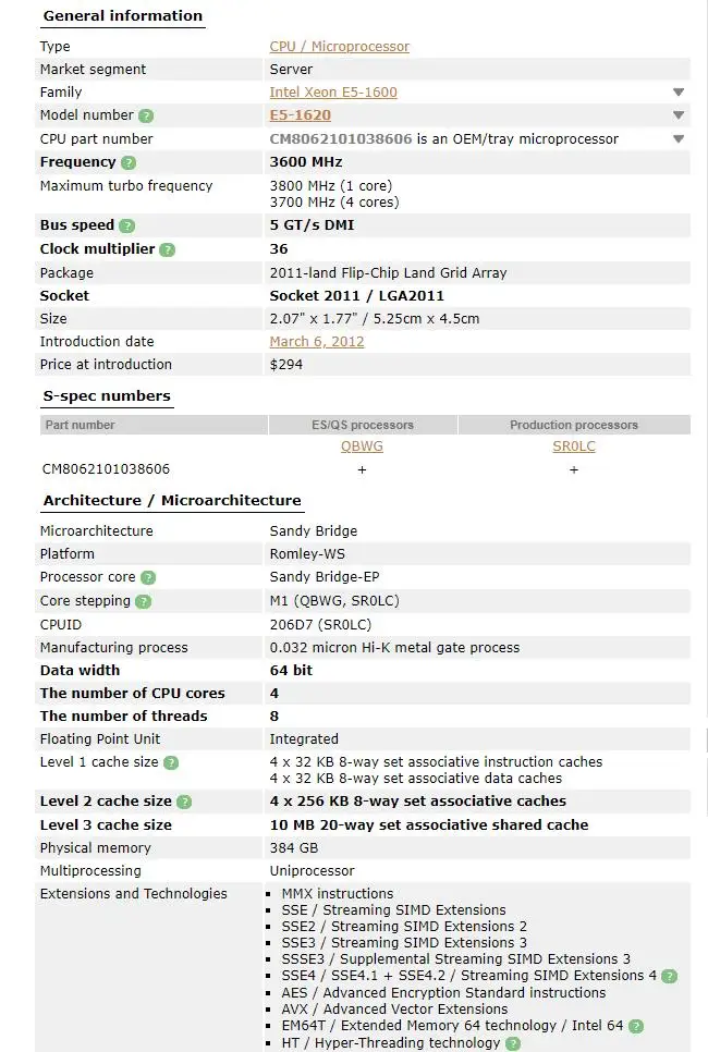 Xeon E5-1620 Four-Core Processor 3.6GHz 8GT/s 10MB 8threads LGA 2011 CPU CPU 100% normal work
Xeon E5-1620 Four-Core Processor 3.6GHz 8GT/s 10MB 8threads LGA 2011 CPU CPU 100% normal work
