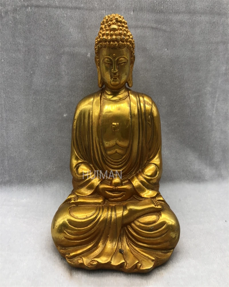 Collect China Fine Workmanship Brass Sculpture Buddha Metal Crafts Home Decoration#26 
Collect China Fine Workmanship Brass Sculpture Buddha Metal Crafts Home Decoration#26