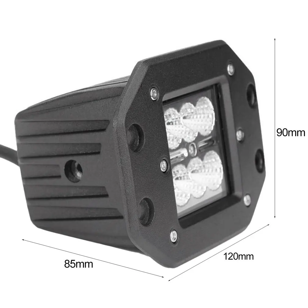 2 pcs Car LED Light Parking Reverse Light Waterproof Spotlight Floodlight Embedded Light 18W Car Modification Accessory 
2 pcs Car LED Light Parking Reverse Light Waterproof Spotlight Floodlight Embedded Light 18W Car Modification Accessory