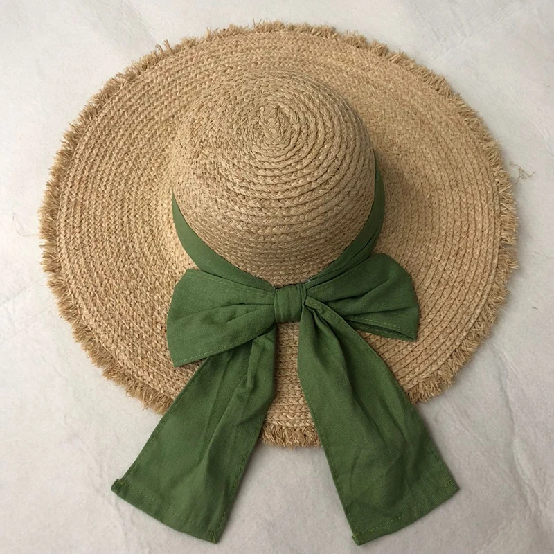 2021 Vintage Bow Straw Sun Hats For Men Women Spring and Summer Large Wide Raffia Vacation Beach Sun Protection Caps For Girls
2021 Vintage Bow Straw Sun Hats For Men Women Spring and Summer Large Wide Raffia Vacation Beach Sun Protection Caps For Girls