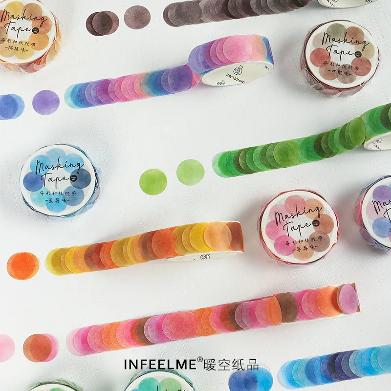 100pcs/roll Cute Colorful Washi Tapes Kawaii Basic Round Dot Deco Stickers Masking Tape Diary DIY Scrapbooking Sticker Flakes
100pcs/roll Cute Colorful Washi Tapes Kawaii Basic Round Dot Deco Stickers Masking Tape Diary DIY Scrapbooking Sticker Flakes