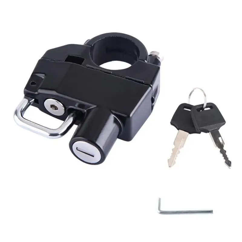 Multifunctional Motorcycle Helmet Lock Dia 24mm Anti-Theft Key Lock Security Lock with Hook Metal Waterproof Car Helmet Lock
Multifunctional Motorcycle Helmet Lock Dia 24mm Anti-Theft Key Lock Security Lock with Hook Metal Waterproof Car Helmet Lock
