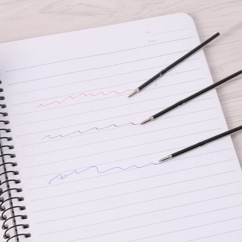 100Pcs 0.7mm Ballpoint Pen Refill Black Blue Red Stationery School Office Supply 
100Pcs 0.7mm Ballpoint Pen Refill Black Blue Red Stationery School Office Supply