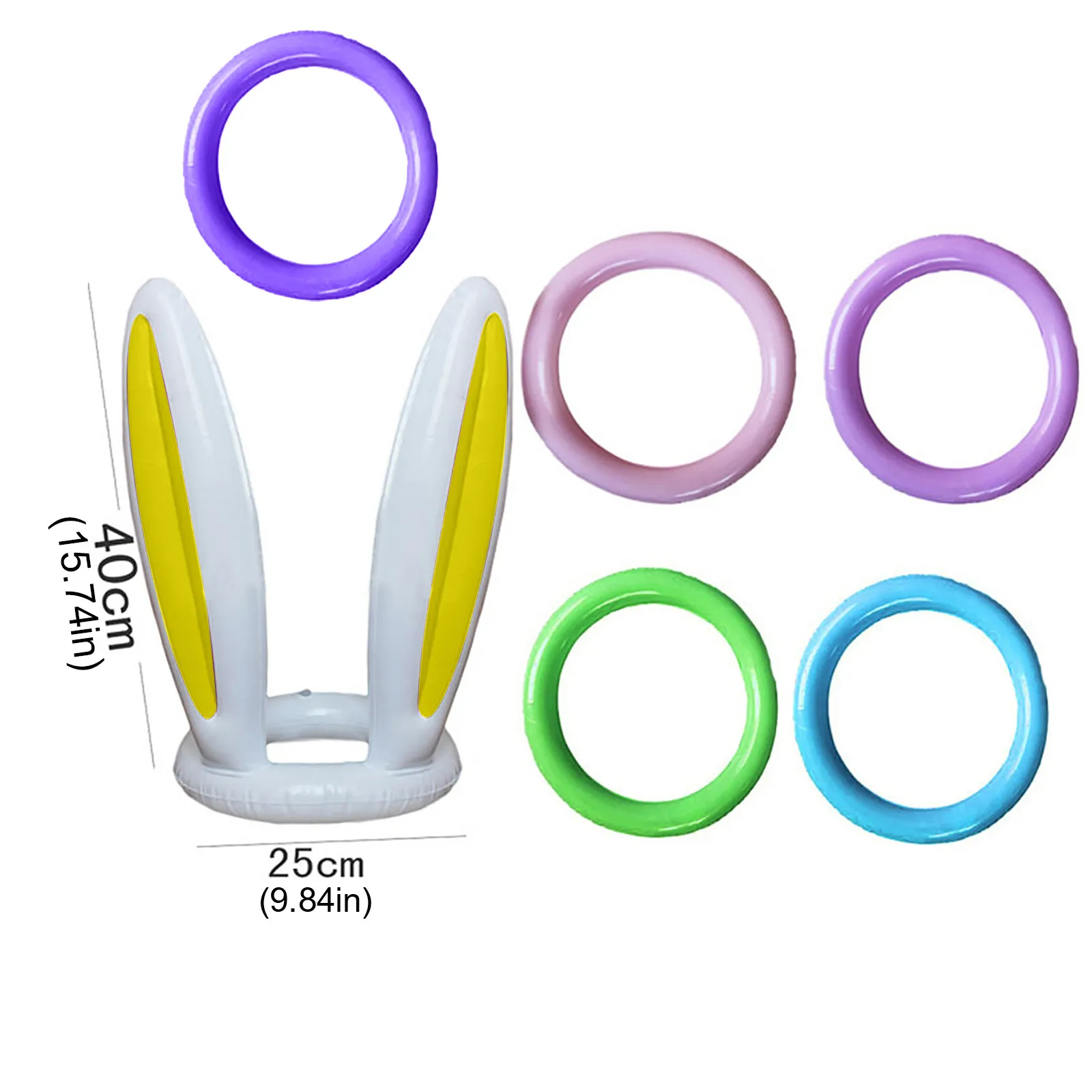 Inflatable Easter Bunny Rabbit Ears Hat & Ring Toss Easter Kids Game Toy Gift
Inflatable Easter Bunny Rabbit Ears Hat & Ring Toss Easter Kids Game Toy Gift