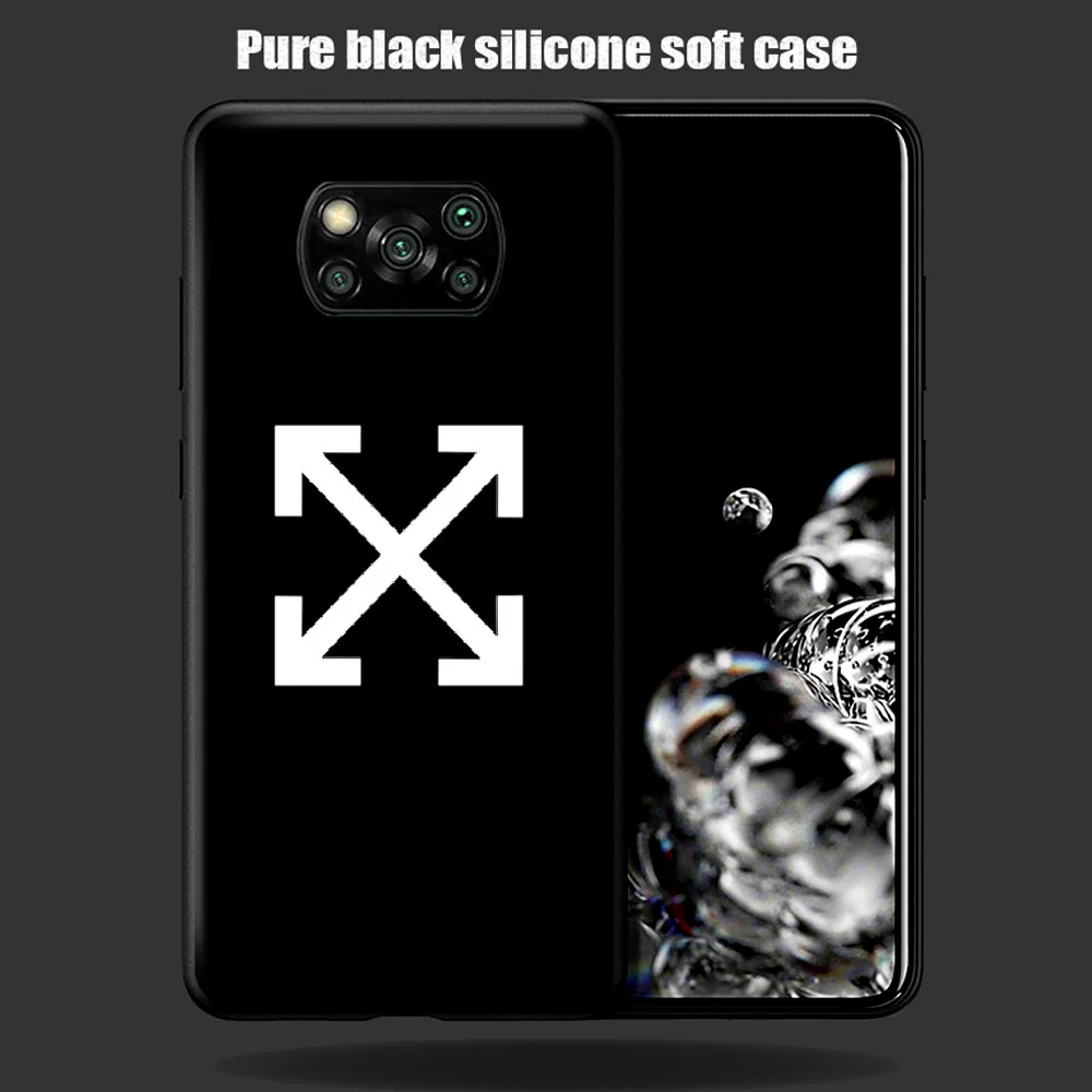 Off Ow Brand Phone Case Cover Hull For Xiaomi Mi A2 A3 8 9 SE 9T 10 10T Lite Pro Ultra Poco X3 black Etui Silicone Cell Pretty
Off Ow Brand Phone Case Cover Hull For Xiaomi Mi A2 A3 8 9 SE 9T 10 10T Lite Pro Ultra Poco X3 black Etui Silicone Cell Pretty