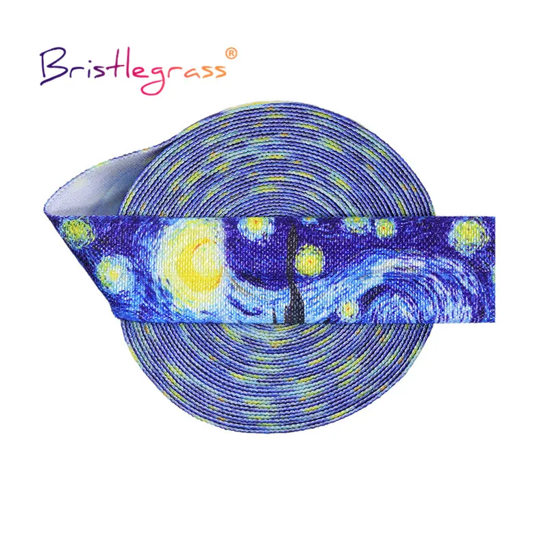 BRISTLEGRASS 2 5 10 Yard 3/4" 20mm Starry Night Print Fold Over Elastic FOE Spandex Satin Band Hair Tie Headband DIY Sewing Trim
BRISTLEGRASS 2 5 10 Yard 3/4" 20mm Starry Night Print Fold Over Elastic FOE Spandex Satin Band Hair Tie Headband DIY Sewing Trim