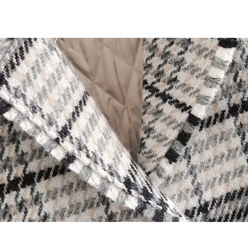 2020 Autumn Winter Women Plaid Long Wool Coat Jacket Casual High Quality Warm Overcoat Fashion Turn Down Collar Coats HH4747
2020 Autumn Winter Women Plaid Long Wool Coat Jacket Casual High Quality Warm Overcoat Fashion Turn Down Collar Coats HH4747