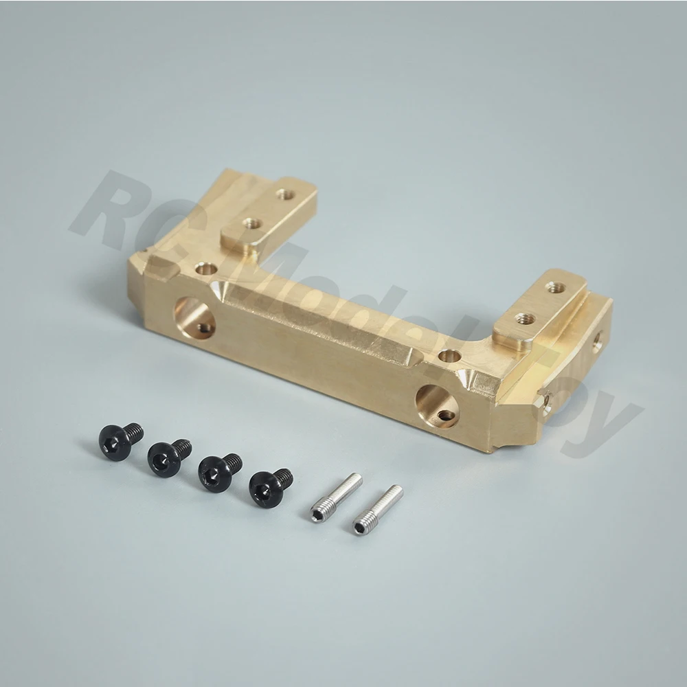85g Brass Front Bumper Mount Servo Stand for 1/10 RC Crawler Axial SCX10 II 90046 90047 Upgrade Parts
85g Brass Front Bumper Mount Servo Stand for 1/10 RC Crawler Axial SCX10 II 90046 90047 Upgrade Parts
