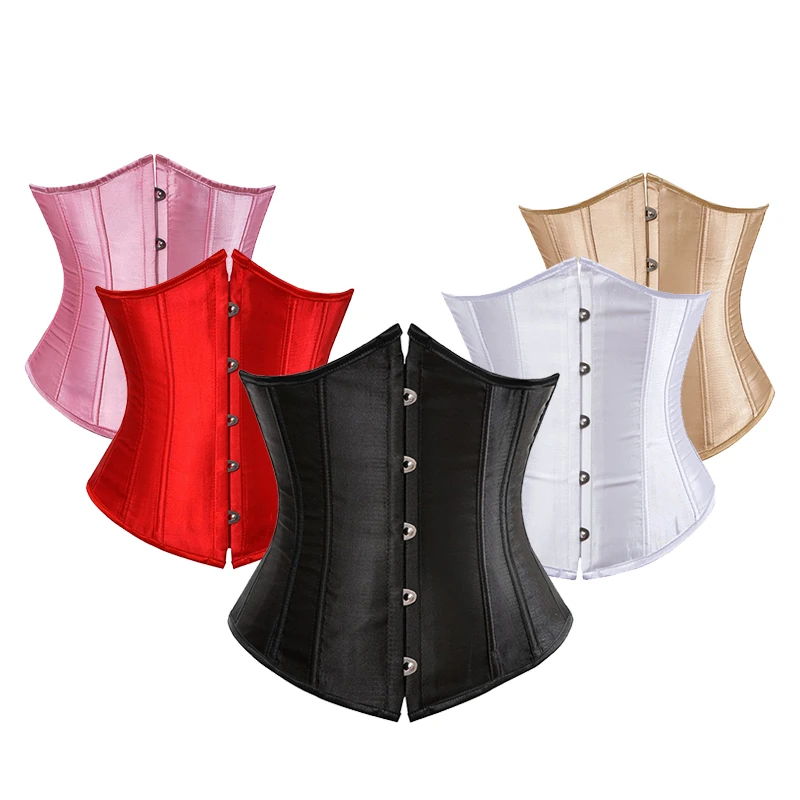 Belly Control Belts Waist Trainer Slimming Underwear Vintage Satin Corsets and Bustiers Underbust White Black Plus Size XS-6XL
Belly Control Belts Waist Trainer Slimming Underwear Vintage Satin Corsets and Bustiers Underbust White Black Plus Size XS-6XL