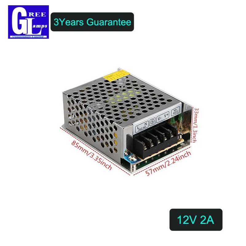 New Arrival DC 12V 2A 24W Regulated Switching Power Supply Switch Driver Voltage Transformer for LED Strip Light Display 220V
New Arrival DC 12V 2A 24W Regulated Switching Power Supply Switch Driver Voltage Transformer for LED Strip Light Display 220V