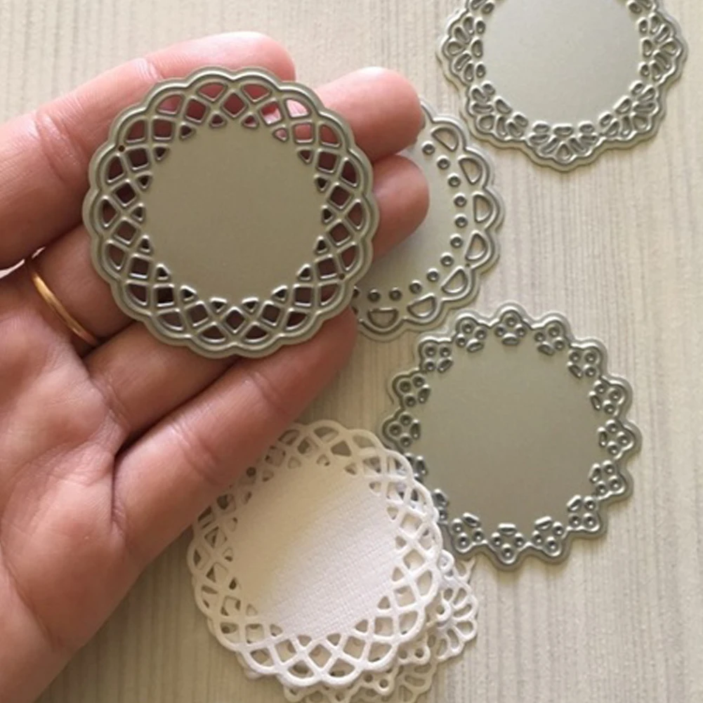 4Pcs Lace Edge Circle Frame Metal Cutting Die Stencils For DIY Scrapbooking Album Decorative Embossing Hand-on Paper Cards
4Pcs Lace Edge Circle Frame Metal Cutting Die Stencils For DIY Scrapbooking Album Decorative Embossing Hand-on Paper Cards