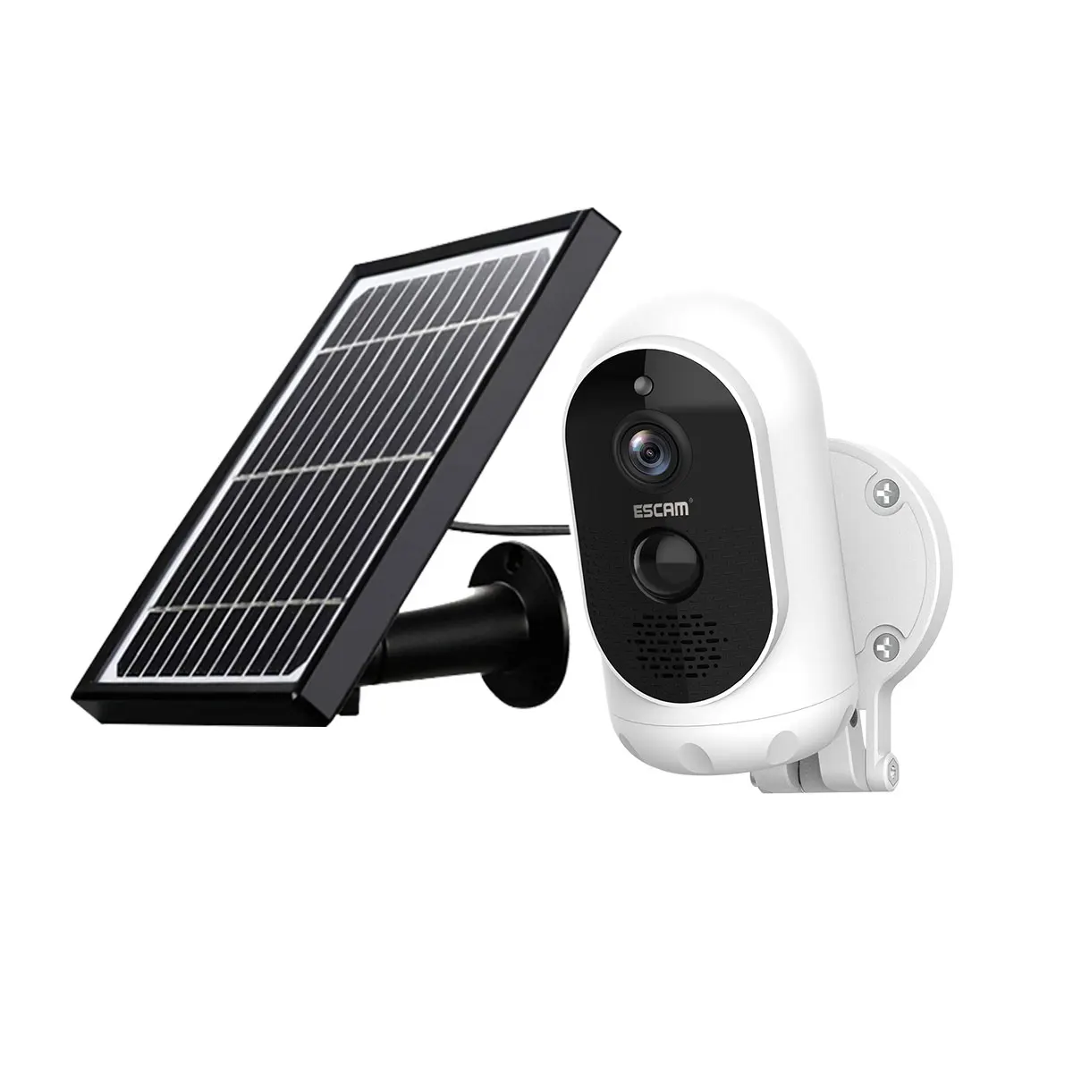 ESCAM G12 1080P Full HD наружная аккумуляторная батарея солнечная панель PIR сигнализация WiFi камера
ESCAM G12 1080P Full HD наружная аккумуляторная батарея солнечная панель PIR сигнализация WiFi камера