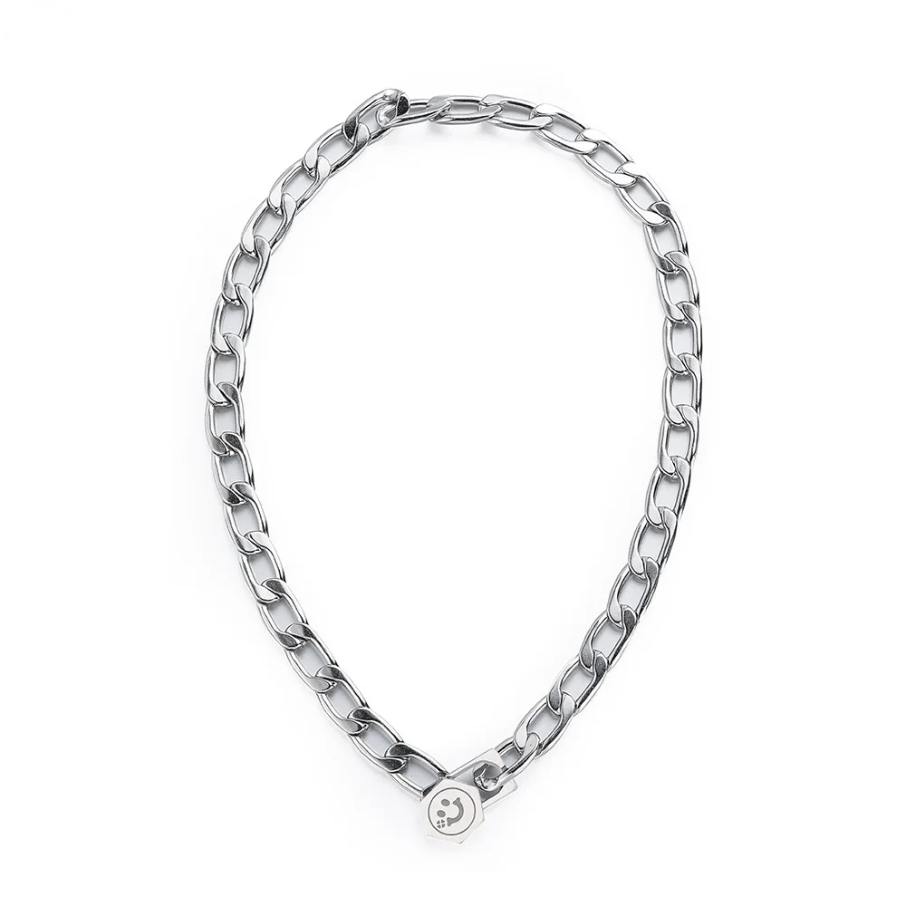 Wholesale niche design hip hop titanium steel bracelet tide brand smiling face street versatile buckle Necklace Bracelet
Wholesale niche design hip hop titanium steel bracelet tide brand smiling face street versatile buckle Necklace Bracelet