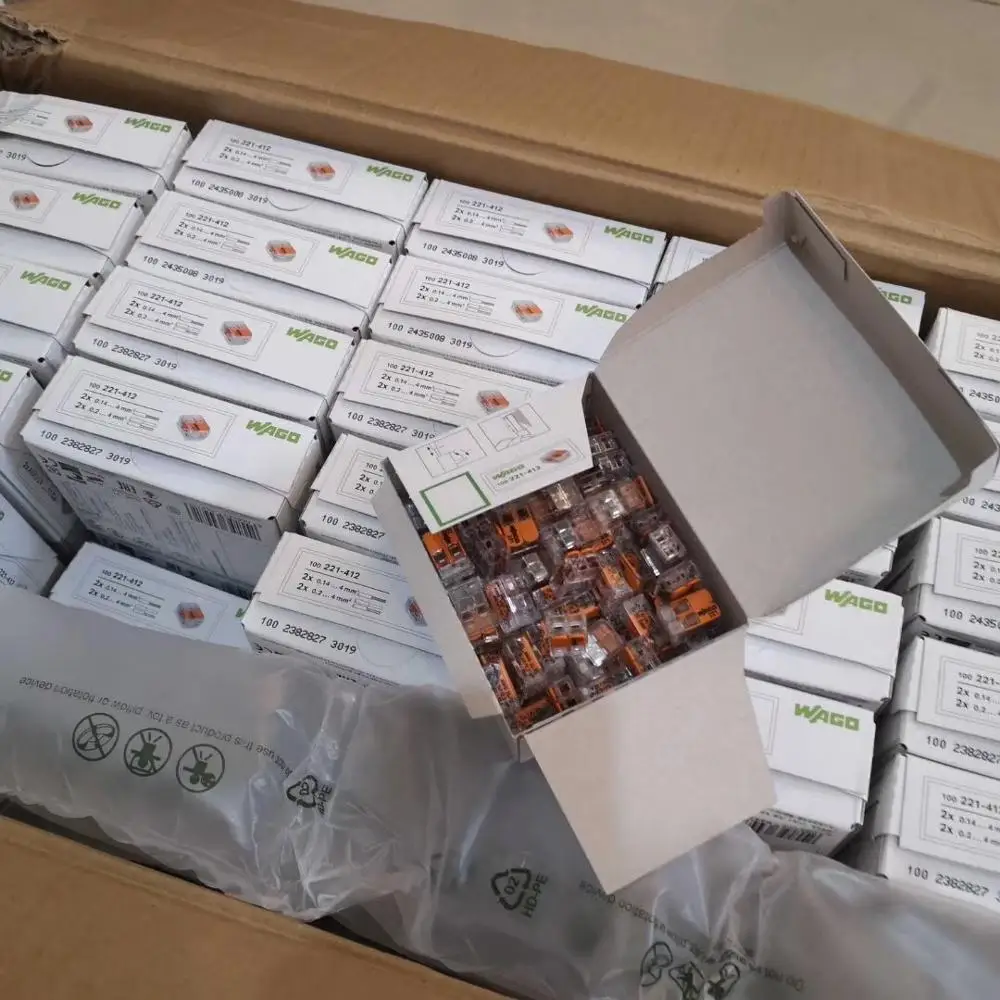 10 шт. оригинальный 221-412 2 отверстия проводки быстрой проводки терминал 221-212 проводной разъем 0,1-4 квадратный
10 шт. оригинальный 221-412 2 отверстия проводки быстрой проводки терминал 221-212 проводной разъем 0,1-4 квадратный