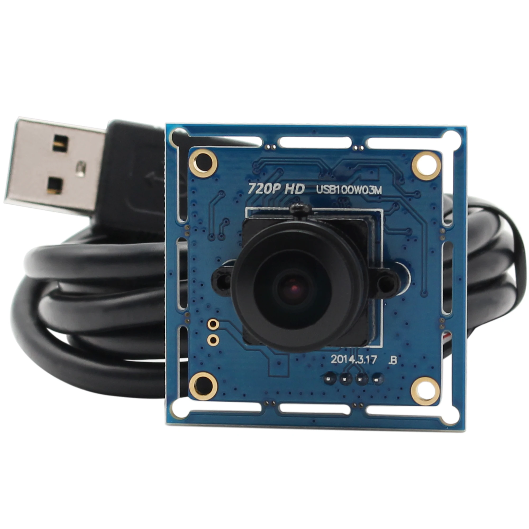 1 megapixel 170 degree Fisheye lens HD wide angle USB camera module supports Android LINUX standard UVC protocol
1 megapixel 170 degree Fisheye lens HD wide angle USB camera module supports Android LINUX standard UVC protocol