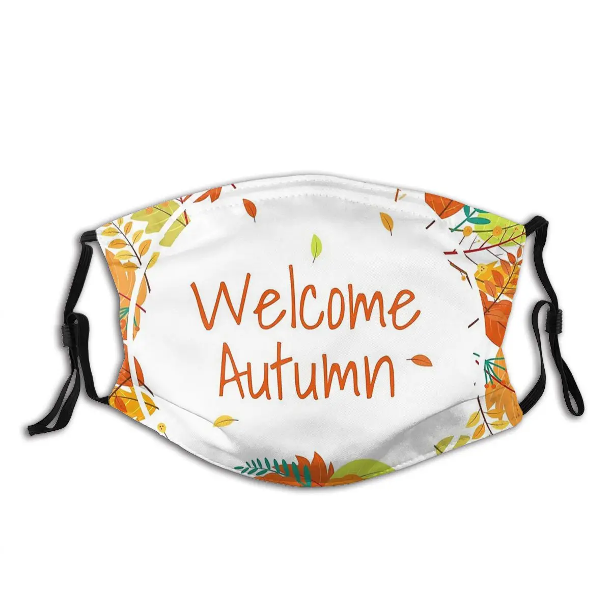 Welcome Fall Washable Mouth Face Mask Autumn Leaves Anti Haze Dustproof with Filters Polyester Protection Cover Muffle for Adult
Welcome Fall Washable Mouth Face Mask Autumn Leaves Anti Haze Dustproof with Filters Polyester Protection Cover Muffle for Adult