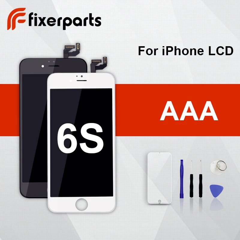 ЖК дисплей класса AAA для iphone 6s с сенсорным экраном и дигитайзером сменный полный