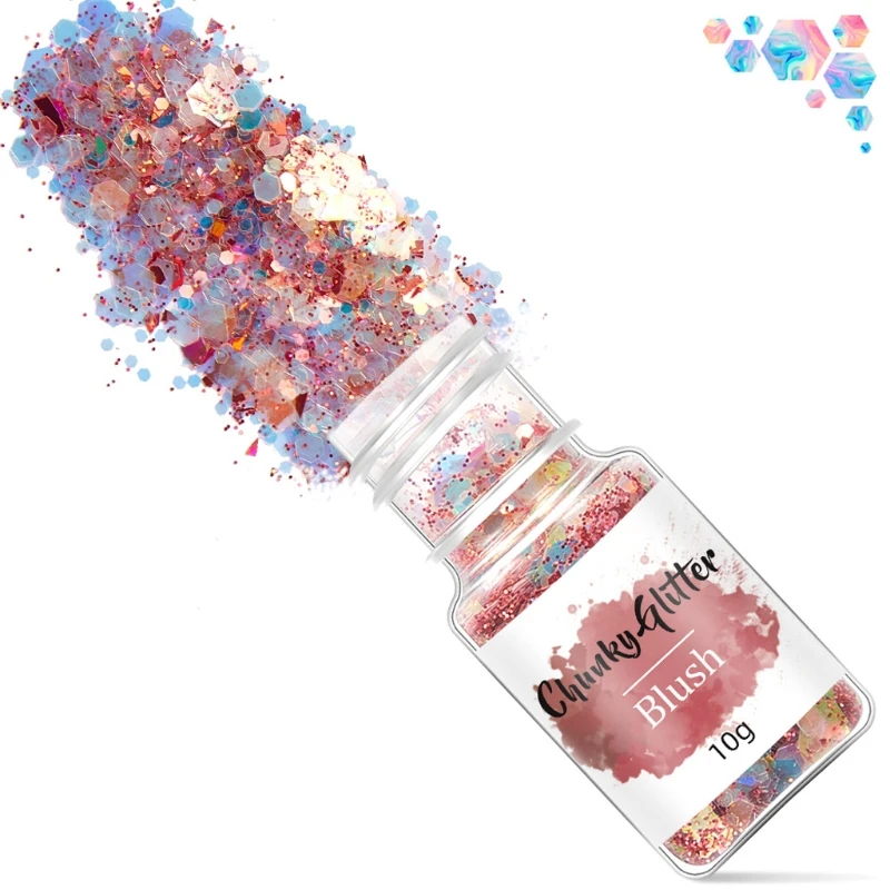 12/18/24 Colors Chunky Glitter Sequins Mixed Flakes Set Eyeshadow Body Face Decorations DIY Crafts Nail Art Stickers
12/18/24 Colors Chunky Glitter Sequins Mixed Flakes Set Eyeshadow Body Face Decorations DIY Crafts Nail Art Stickers