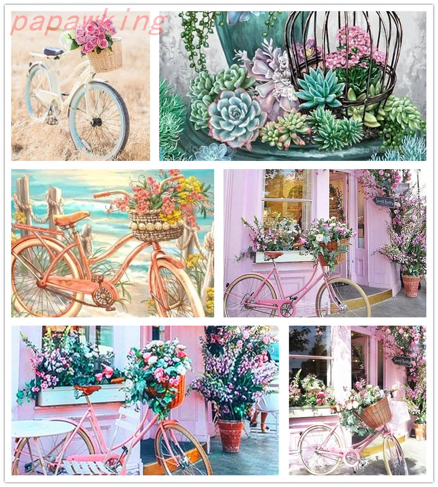 Diy Diamond Painting Bicycle Flower Basket Full Rhinestone Diamond Cross Stitch Set Wall Poster Home Art Embroidery Decoration
Diy Diamond Painting Bicycle Flower Basket Full Rhinestone Diamond Cross Stitch Set Wall Poster Home Art Embroidery Decoration