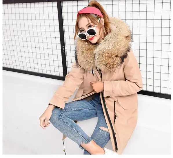 Winter Warm Thick Women Long Jacket Fashion Racoon Hair Shearling Coat Street Genuine Fur Outwear Plus Size
Winter Warm Thick Women Long Jacket Fashion Racoon Hair Shearling Coat Street Genuine Fur Outwear Plus Size