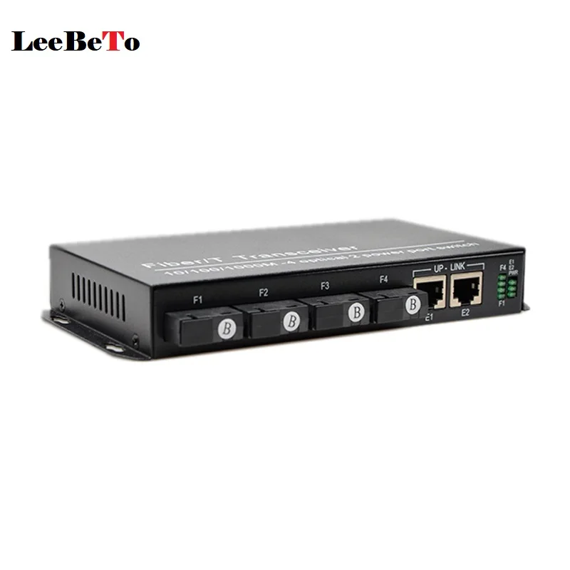 Коммутатор Ethernet 10/100 м преобразователь 20 км волоконно-оптический медиа один режим