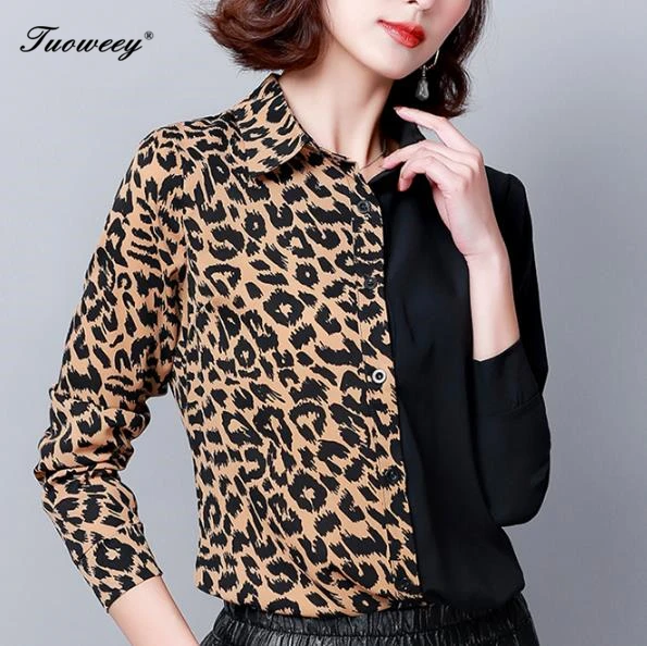 4XL Европейский женский леопардовый принт свободный длинный рукав офисный сексуальный топ блузки женские модные рубашки Блузки Топ Одежда
4XL Европейский женский леопардовый принт свободный длинный рукав офисный сексуальный топ блузки женские модные рубашки Блузки Топ Одежда