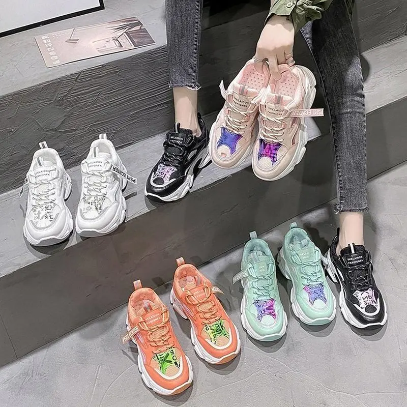 2021 Chunky Sneakers Shoes Casual Fashion Woman Breathable Mesh Shoes Footwear Trainers Woman Vulcanize Shoes Zapatillas Mujer
2021 Chunky Sneakers Shoes Casual Fashion Woman Breathable Mesh Shoes Footwear Trainers Woman Vulcanize Shoes Zapatillas Mujer
