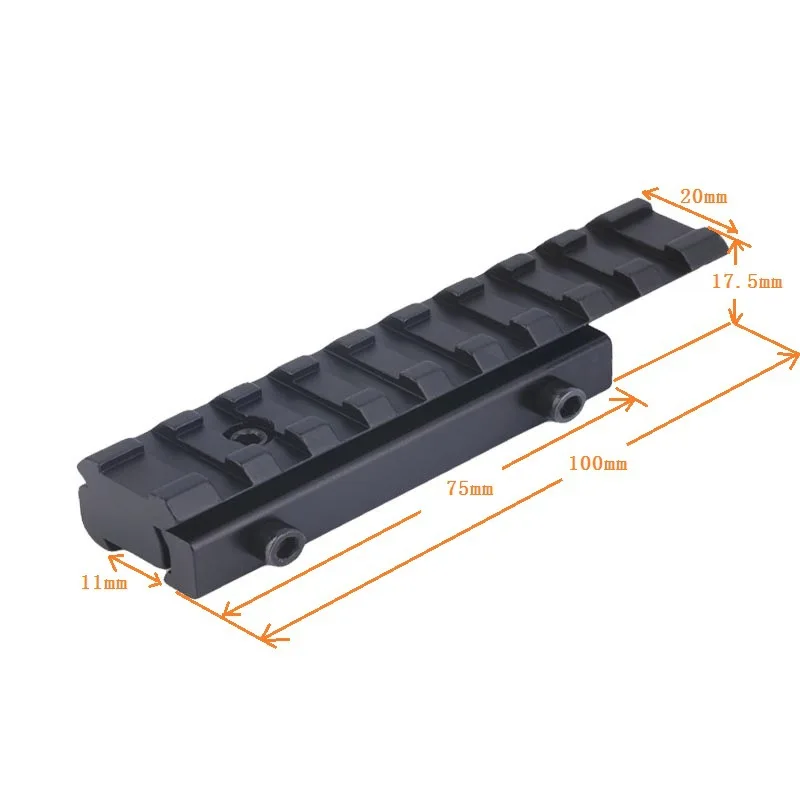 Red Dot Scope Accessories 2020 Hot Selling 11mm To 20mm Height Increased Rail Narrow and Wider Rear Bracket 
Red Dot Scope Accessories 2020 Hot Selling 11mm To 20mm Height Increased Rail Narrow and Wider Rear Bracket