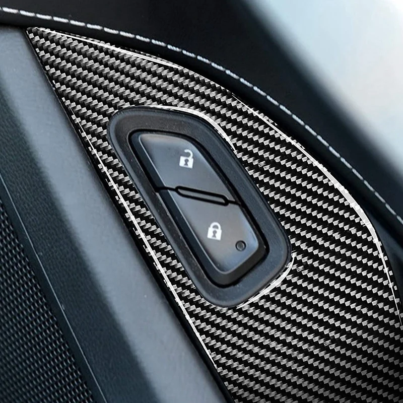 for Chevrolet Corvette C7 2014-2019 Car Carbon Fiber Door Window Lift Switch Panel Frame Cover Trim Sticker Accessories 
for Chevrolet Corvette C7 2014-2019 Car Carbon Fiber Door Window Lift Switch Panel Frame Cover Trim Sticker Accessories