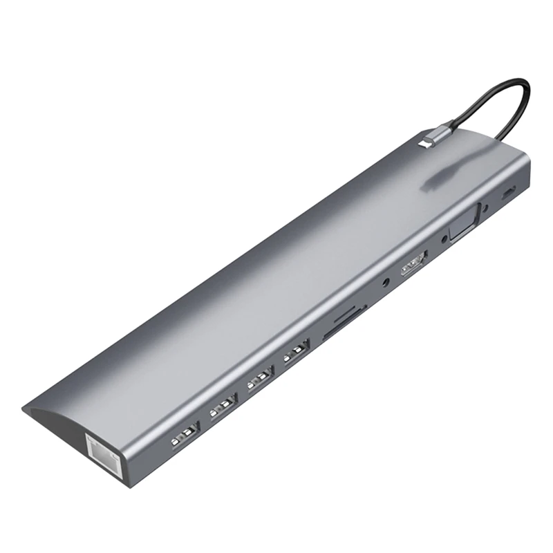 Док-станция с портом USB Type-C, многофункциональный хаб 11 в 1, 60 Вт, PD 4K HDMI VGA, для Pro
Док-станция с портом USB Type-C, многофункциональный хаб 11 в 1, 60 Вт, PD 4K HDMI VGA, для Pro