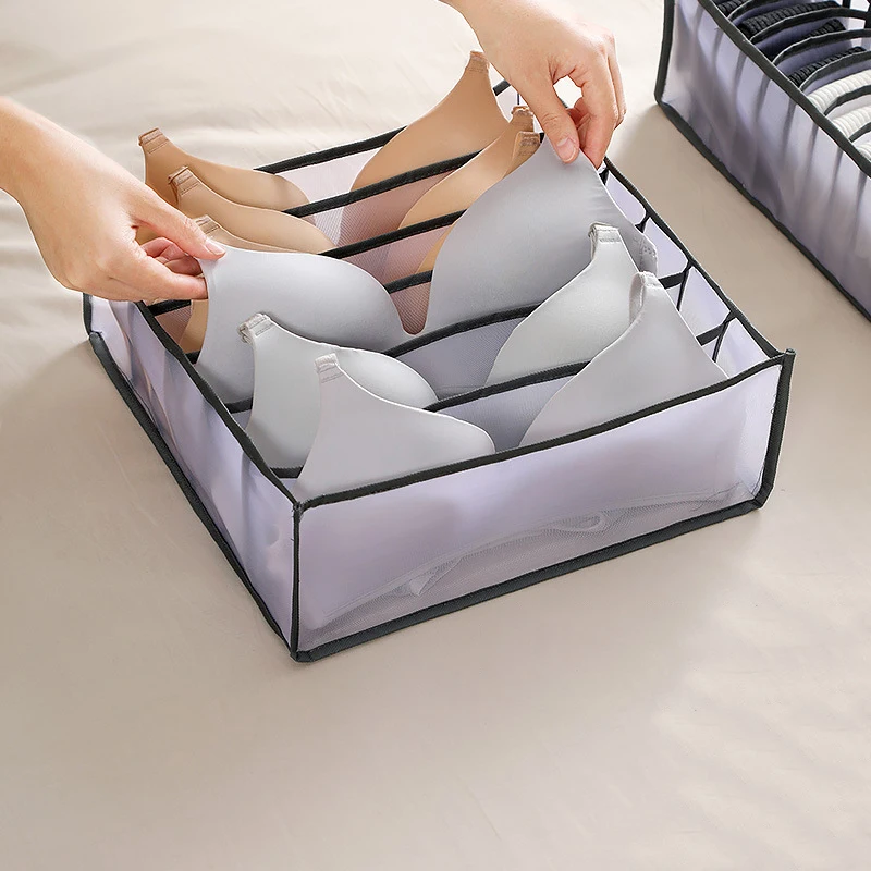 New underwear panties bra storage box Foldable storage box High capacity clothing organizer and sorting Desk drawer organizers
New underwear panties bra storage box Foldable storage box High capacity clothing organizer and sorting Desk drawer organizers