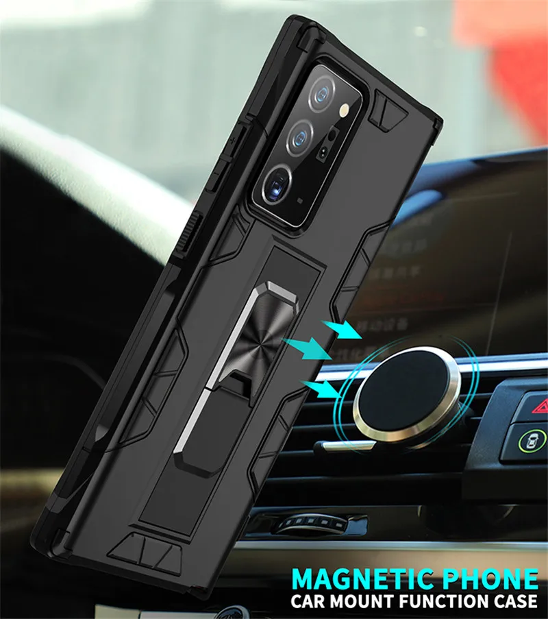 For Samsung Galaxy Note 20 Ultra Case Shockproof Armor Car Ring Holder Cover for Galaxy Note20 Note 20 Built in Kickstand Cases
For Samsung Galaxy Note 20 Ultra Case Shockproof Armor Car Ring Holder Cover for Galaxy Note20 Note 20 Built in Kickstand Cases