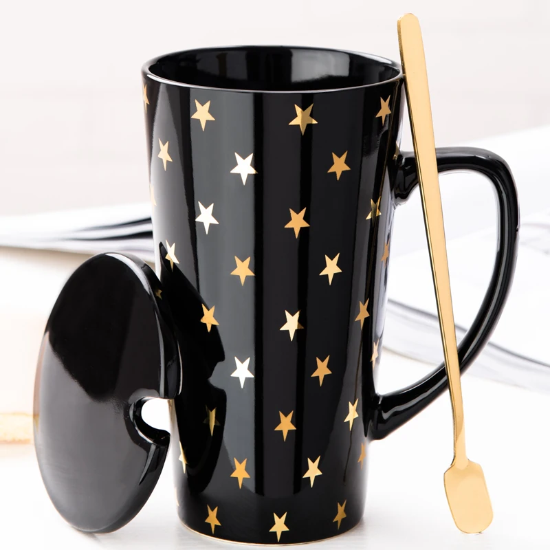 Ceramic Coffee Mug with Lid Spoon Office Modern Original Ceramics Print Porcelain Mug Kaffeetasse Writer Mug Pink 400ml HH50MK
Ceramic Coffee Mug with Lid Spoon Office Modern Original Ceramics Print Porcelain Mug Kaffeetasse Writer Mug Pink 400ml HH50MK