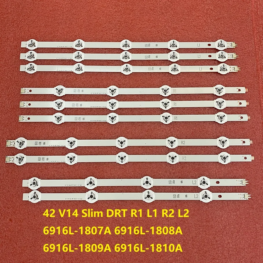 5 компл. = 50 шт. светодиодная подсветка для Panasonic TX-42AS750E TX-42AS740E TX-42AS740B 6916L-1807A 1808A 1809A 1810A LC420DUF VG F1
5 компл. = 50 шт. светодиодная подсветка для Panasonic TX-42AS750E TX-42AS740E TX-42AS740B 6916L-1807A 1808A 1809A 1810A LC420DUF VG F1