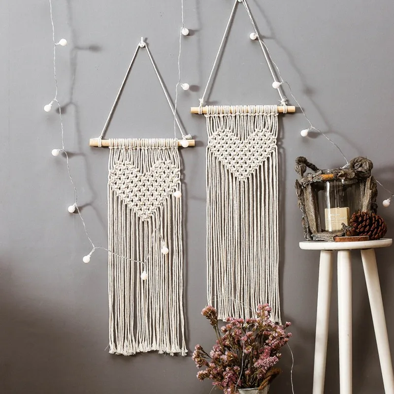 Wall Hanging Tapestry Wind Chimes Handmade Macrame Wedding Pendants Decoration Backdrop Dream Net Living Room Home Decor Crafts
Wall Hanging Tapestry Wind Chimes Handmade Macrame Wedding Pendants Decoration Backdrop Dream Net Living Room Home Decor Crafts