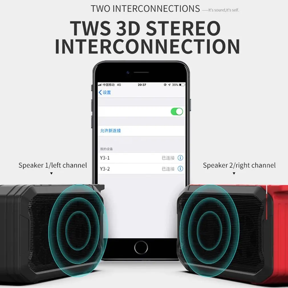 X2 Waterproof Bluetooth Speaker FM Radio Portable Wireless Speaker Bass Stereo Microphone Loudspeaker For TF Card/U Disk/AUX/USB 
X2 Waterproof Bluetooth Speaker FM Radio Portable Wireless Speaker Bass Stereo Microphone Loudspeaker For TF Card/U Disk/AUX/USB