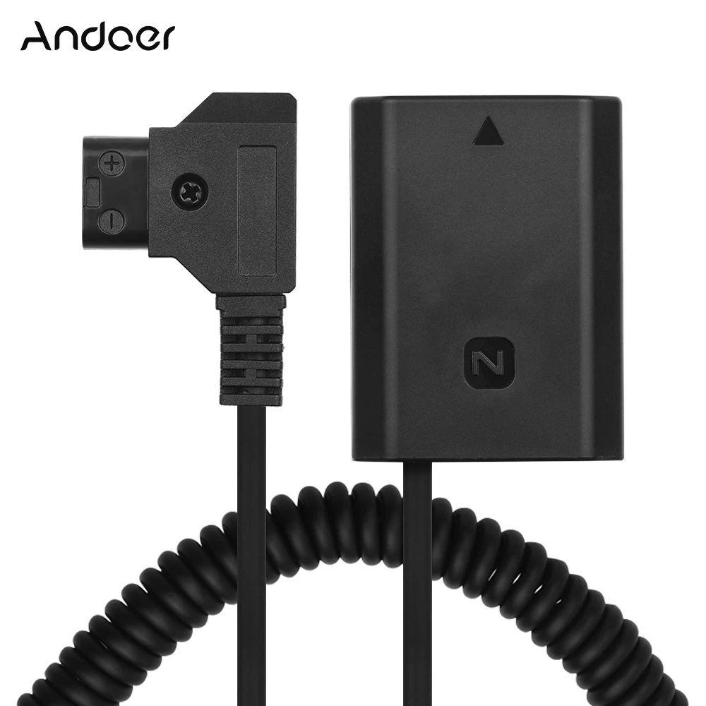 Andoer D-Tap to NP-FZ100 DC Coupler Adapter Fully Decoded Dummy Battery Accessory for Sony A9 A7R3 A7M3 A7S3 A7SM3 Cameras
Andoer D-Tap to NP-FZ100 DC Coupler Adapter Fully Decoded Dummy Battery Accessory for Sony A9 A7R3 A7M3 A7S3 A7SM3 Cameras