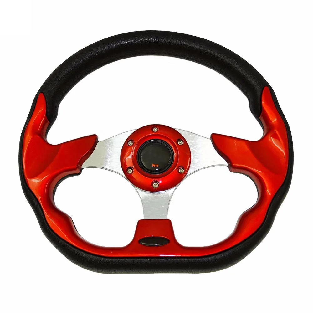 Metal Faux Leather Car Modification 6-Bolt Racing Style PU Leather Steering Wheel with Logo Car Accessories Universal
Metal Faux Leather Car Modification 6-Bolt Racing Style PU Leather Steering Wheel with Logo Car Accessories Universal