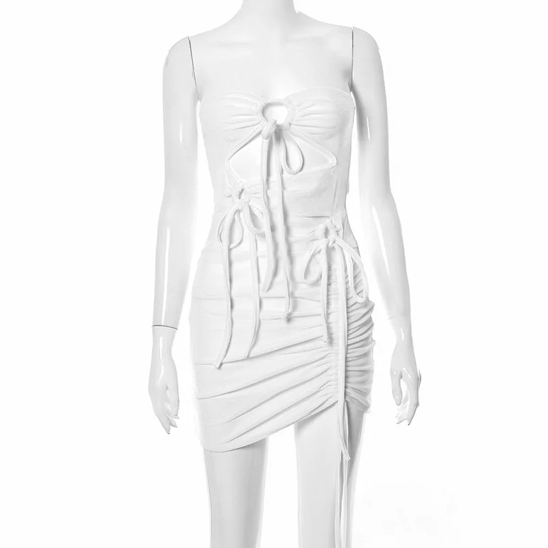 BOOFEENAA Sexy Summer Bodycon Dresses for Women 2021 White Irregular Cut Out Lace Up Bandage Mini Dress Clubwear C85-BG21
BOOFEENAA Sexy Summer Bodycon Dresses for Women 2021 White Irregular Cut Out Lace Up Bandage Mini Dress Clubwear C85-BG21