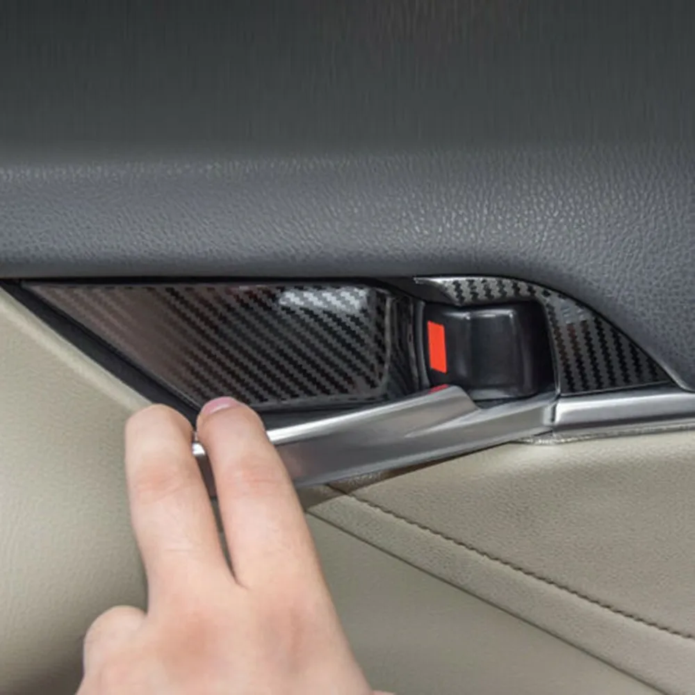 8pcs/set Carbon Fiber Car Interior Door Bowl Cover Trim Fit For Toyota Camry 2018-2021 Decorate Car Charming Luxury Vivid
8pcs/set Carbon Fiber Car Interior Door Bowl Cover Trim Fit For Toyota Camry 2018-2021 Decorate Car Charming Luxury Vivid