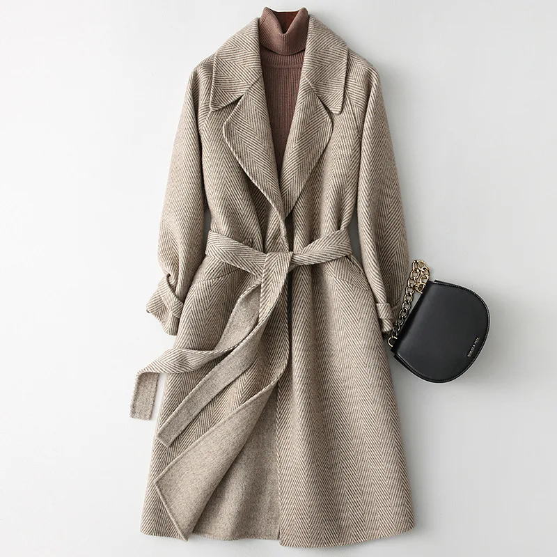 Double-sided Wool Coat People Character Pattern Fashion High-end Long Wholesale One Generation
Double-sided Wool Coat People Character Pattern Fashion High-end Long Wholesale One Generation