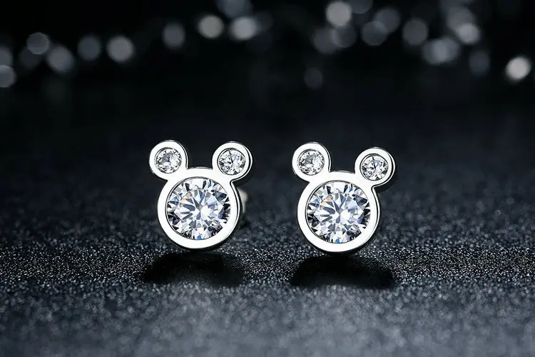 925 Sterling Silver Crystal Animals Cute Korea Stud Earrings For Women 2020 Grils Kids Wedding Gift Female pendientes mujer moda
925 Sterling Silver Crystal Animals Cute Korea Stud Earrings For Women 2020 Grils Kids Wedding Gift Female pendientes mujer moda