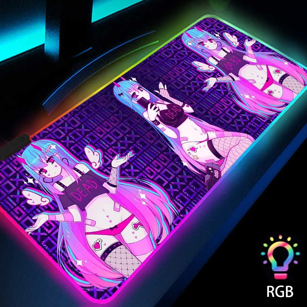Rgb Led Mouse Pad Gamer Pink Cute Kawaii Gaming Stuff Pc Accessories Moneko Geoxor Mats with Backlight 90x40 Luminous Mat Gloway
Rgb Led Mouse Pad Gamer Pink Cute Kawaii Gaming Stuff Pc Accessories Moneko Geoxor Mats with Backlight 90x40 Luminous Mat Gloway